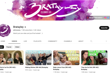 Bratayley YouTube Channel